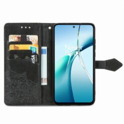 Peňaženkové puzdro Embossing Pattern Mandala Flower čierne – Nothing Phone (3a) | Lacné Kryty Lacné Kryty | Peňaženkové puzdro Embossing Pattern Mandala Flower čierne – Nothing Phone (3a) | Lacné Kryty