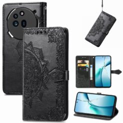 Peňaženkové puzdro Embossing Pattern Mandala Flower čierne – Nothing Phone (3a) | Lacné Kryty Lacné Kryty | Peňaženkové puzdro Embossing Pattern Mandala Flower čierne – Nothing Phone (3a) | Lacné Kryty