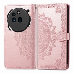 Peňaženkové puzdro Embossing Pattern Mandala Flower ružové – Nothing Phone (3a)