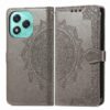 Lacné Kryty | Peňaženkové puzdro Embossing Pattern Mandala Flower ružové – Honor 400 Lite | Lacné Kryty