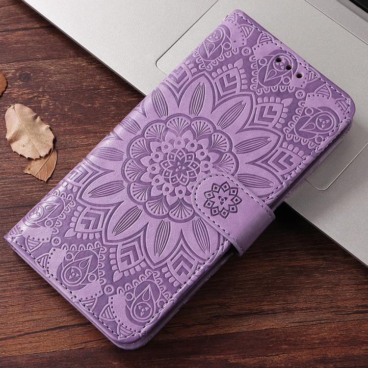 Peňaženkové puzdro Embossing Pattern Slnečnica fialové – Realme 14 Pro+ (14 Pro Plus) | Lacné Kryty Lacné Kryty | Peňaženkové puzdro Embossing Pattern Slnečnica fialové – Realme 14 Pro+ (14 Pro Plus) | Lacné Kryty