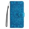 Lacné Kryty | Peňaženkové puzdro Embossing Pattern Slnečnica červené – Samsung Galaxy A06 | Lacné Kryty