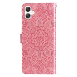Peňaženkové puzdro Embossing Pattern Slnečnica ružové – Samsung Galaxy A06 | Lacné Kryty Lacné Kryty | Peňaženkové puzdro Embossing Pattern Slnečnica ružové – Samsung Galaxy A06 | Lacné Kryty