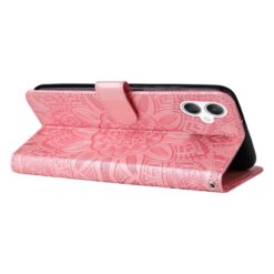 Peňaženkové puzdro Embossing Pattern Slnečnica ružové – Samsung Galaxy A06 | Lacné Kryty Lacné Kryty | Peňaženkové puzdro Embossing Pattern Slnečnica ružové – Samsung Galaxy A06 | Lacné Kryty