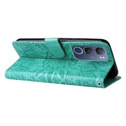 Peňaženkové puzdro Embossing Pattern Slnečnica zelené – Vivo Y19s | Lacné Kryty Lacné Kryty | Peňaženkové puzdro Embossing Pattern Slnečnica zelené – Vivo Y19s | Lacné Kryty