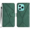 Lacné Kryty | Peňaženkové puzdro Embossing Pattern Stitchy case hnedé – Honor 400 Lite | Lacné Kryty