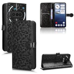 Peňaženkové puzdro Honeycomb Dot Texture Case čierne – Nothing Phone (3a) | Lacné Kryty Lacné Kryty | Peňaženkové puzdro Honeycomb Dot Texture Case čierne – Nothing Phone (3a) | Lacné Kryty
