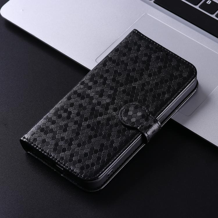 Peňaženkové puzdro Honeycomb Dot Texture Case čierne – Nothing Phone (3a) | Lacné Kryty Lacné Kryty | Peňaženkové puzdro Honeycomb Dot Texture Case čierne – Nothing Phone (3a) | Lacné Kryty