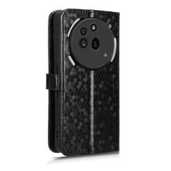 Lacné Kryty | Peňaženkové puzdro Honeycomb Dot Texture Case čierne – Nothing Phone (3a) Pro | Lacné Kryty