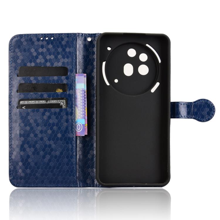 Peňaženkové puzdro Honeycomb Dot Texture Case modré – Nothing Phone (3a) Pro | Lacné Kryty Lacné Kryty | Peňaženkové puzdro Honeycomb Dot Texture Case modré – Nothing Phone (3a) Pro | Lacné Kryty