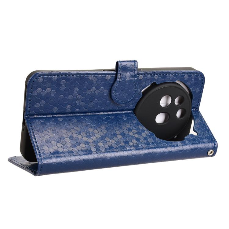 Peňaženkové puzdro Honeycomb Dot Texture Case modré – Nothing Phone (3a) Pro | Lacné Kryty Lacné Kryty | Peňaženkové puzdro Honeycomb Dot Texture Case modré – Nothing Phone (3a) Pro | Lacné Kryty