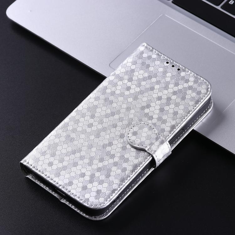 Peňaženkové puzdro Honeycomb Dot Texture Case strieborné – Nothing Phone (3a) | Lacné Kryty Lacné Kryty | Peňaženkové puzdro Honeycomb Dot Texture Case strieborné – Nothing Phone (3a) | Lacné Kryty