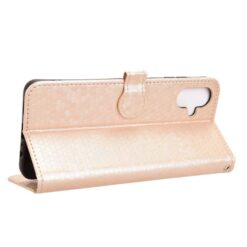 Peňaženkové puzdro Honeycomb Dot Texture Case zlaté – Samsung Galaxy A06 | Lacné Kryty Lacné Kryty | Peňaženkové puzdro Honeycomb Dot Texture Case zlaté – Samsung Galaxy A06 | Lacné Kryty