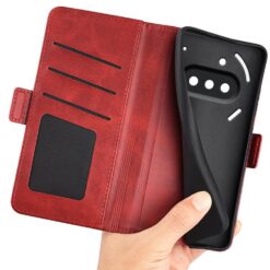 Peňaženkové puzdro Magnetic fresh case červené – Nothing Phone (3a) | Lacné Kryty Lacné Kryty | Peňaženkové puzdro Magnetic fresh case červené – Nothing Phone (3a) | Lacné Kryty