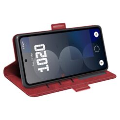 Lacné Kryty | Peňaženkové puzdro Magnetic fresh case červené – Nothing Phone (3a) Pro | Lacné Kryty