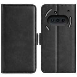 Lacné Kryty | Peňaženkové puzdro Magnetic fresh case čierne – Nothing Phone (3a) | Lacné Kryty