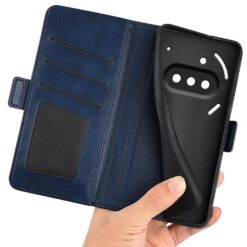 Lacné Kryty | Peňaženkové puzdro Magnetic fresh case modré – Nothing Phone (3a) | Lacné Kryty
