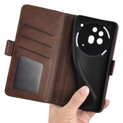 Lacné Kryty | Peňaženkové puzdro Magnetic fresh case tmavohnedé – Nothing Phone (3a) Pro | Lacné Kryty