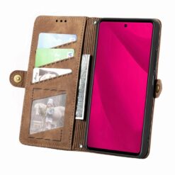 Lacné Kryty | Peňaženkové puzdro Purse case hnedé – Honor 400 Lite | Lacné Kryty