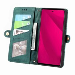 Lacné Kryty | Peňaženkové puzdro Purse case zelené – Honor 400 Lite | Lacné Kryty