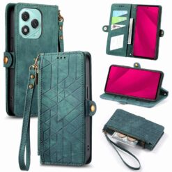 Lacné Kryty | Peňaženkové puzdro Purse case zelené – Honor 400 Lite | Lacné Kryty