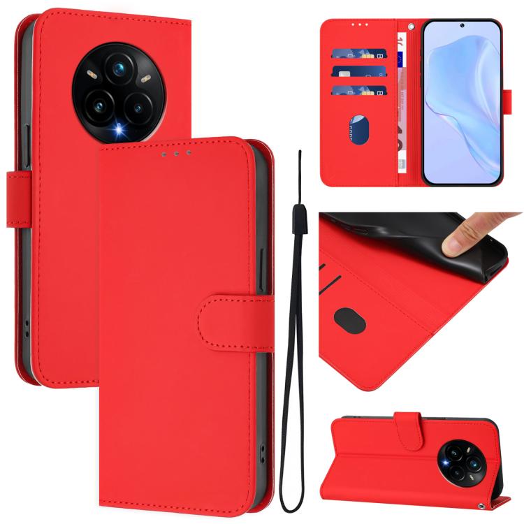 Peňaženkové puzdro Solid červené – Realme 14 Pro+ (14 Pro Plus) | Lacné Kryty Lacné Kryty | Peňaženkové puzdro Solid červené – Realme 14 Pro+ (14 Pro Plus) | Lacné Kryty