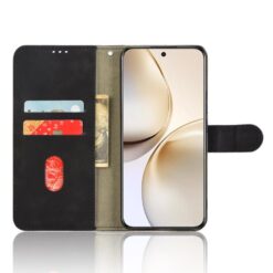 Lacné Kryty | Peňaženkové puzdro Solid čierne – Realme 14 Pro | Lacné Kryty