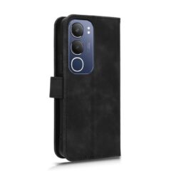Lacné Kryty | Peňaženkové puzdro Solid čierne – Vivo Y19s | Lacné Kryty