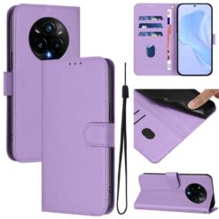 Peňaženkové puzdro Solid fialové – Realme 14 Pro+ (14 Pro Plus) | Lacné Kryty Lacné Kryty | Peňaženkové puzdro Solid fialové – Realme 14 Pro+ (14 Pro Plus) | Lacné Kryty