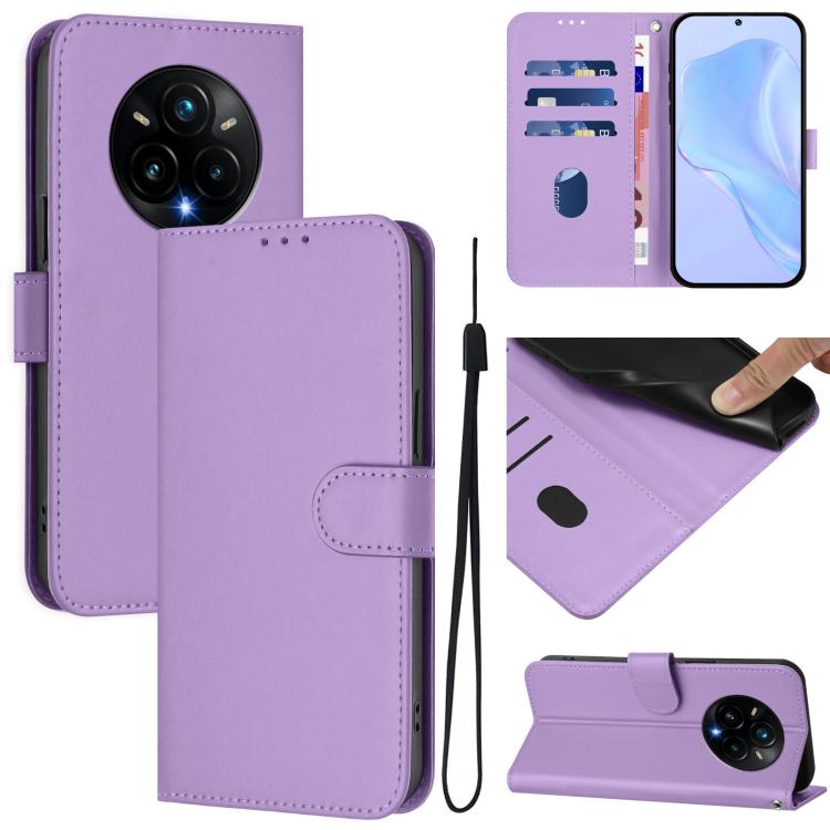 Peňaženkové puzdro Solid fialové – Realme 14 Pro+ (14 Pro Plus) | Lacné Kryty Lacné Kryty | Peňaženkové puzdro Solid fialové – Realme 14 Pro+ (14 Pro Plus) | Lacné Kryty