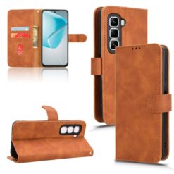 Peňaženkové puzdro Solid hnedé – Infinix Hot 50 Pro+ (50 Pro Plus) | Lacné Kryty Lacné Kryty | Peňaženkové puzdro Solid hnedé – Infinix Hot 50 Pro+ (50 Pro Plus) | Lacné Kryty