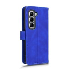 Lacné Kryty | Peňaženkové puzdro Solid modré – Infinix Hot 50 Pro+ (50 Pro Plus) | Lacné Kryty