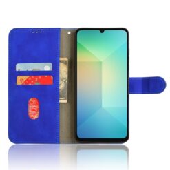 Lacné Kryty | Peňaženkové puzdro Solid modré – Samsung Galaxy A06 | Lacné Kryty