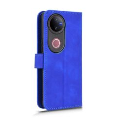 Lacné Kryty | Peňaženkové puzdro Solid modré – Vivo V50 | Lacné Kryty