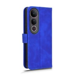Lacné Kryty | Peňaženkové puzdro Solid modré – Vivo V50 Lite | Lacné Kryty