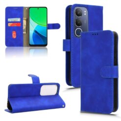 Lacné Kryty | Peňaženkové puzdro Solid modré – Vivo Y19s | Lacné Kryty