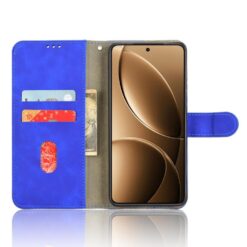 Lacné Kryty | Peňaženkové puzdro Solid modré – Xiaomi Poco F7 Pro / F7 Ultra | Lacné Kryty