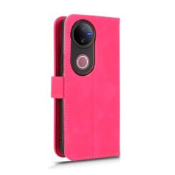 Lacné Kryty | Peňaženkové puzdro Solid ružové – Vivo V50 | Lacné Kryty