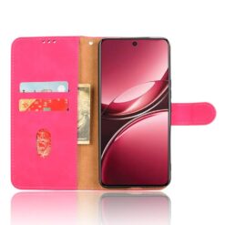 Lacné Kryty | Peňaženkové puzdro Solid ružové – Vivo V50 | Lacné Kryty