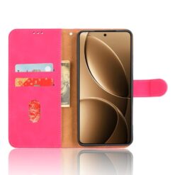 Lacné Kryty | Peňaženkové puzdro Solid ružové – Xiaomi Poco F7 Pro / F7 Ultra | Lacné Kryty