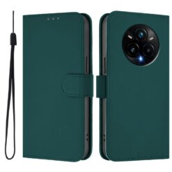 Peňaženkové puzdro Solid zelené – Realme 14 Pro+ (14 Pro Plus)