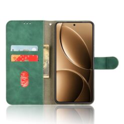 Lacné Kryty | Peňaženkové puzdro Solid zelené – Xiaomi Poco F7 Pro / F7 Ultra | Lacné Kryty