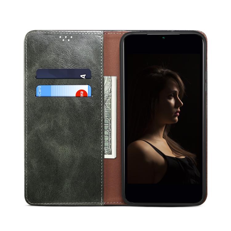 Peňaženkové puzdro Wax case zelené – Xiaomi Redmi Note 14S | Lacné Kryty Lacné Kryty | Peňaženkové puzdro Wax case zelené – Xiaomi Redmi Note 14S | Lacné Kryty