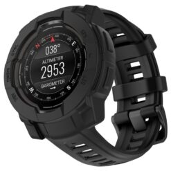 Lacné Kryty | Puzdro Gear case čierne pre Garmin Instinct 3 Solar 50mm / Instinct 3 AMOLED 50mm | Lacné Kryty