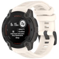 Remienok Solid Wristband béžový pre Garmin Instinct E 45mm
