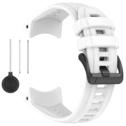 Lacné Kryty | Remienok Solid Wristband biely pre Garmin Instinct 3 Solar 50mm / Instinct 3 AMOLED 50mm | Lacné Kryty