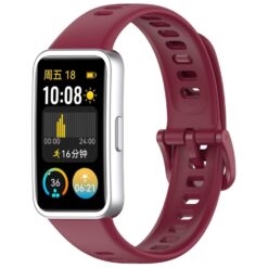 Lacné Kryty | Remienok Solid Wristband bordový pre Huawei Band 8 / 9 / 10 | Lacné Kryty