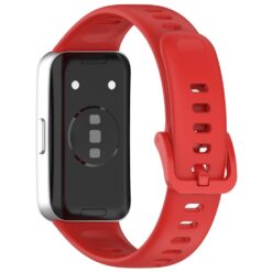 Lacné Kryty | Remienok Solid Wristband červený pre Huawei Band 8 / 9 / 10 | Lacné Kryty