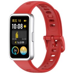 Remienok Solid Wristband červený pre Huawei Band 8 / 9 / 10