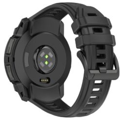 Lacné Kryty | Remienok Solid Wristband čierny pre Garmin Instinct 3 Solar 50mm / Instinct 3 AMOLED 50mm | Lacné Kryty